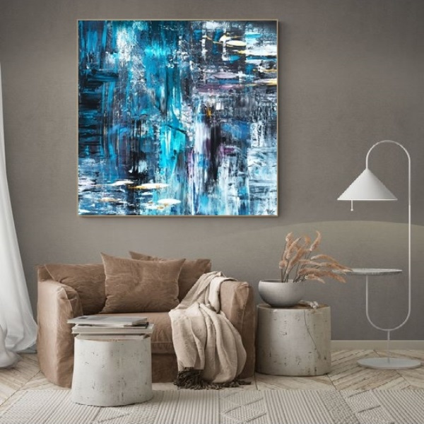 abstract paintings, acrylic paintings, canvas paintings, 100x100cm, abstract paintings, Anita Puspok