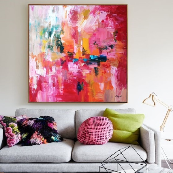 abstract paintings, acrylic paintings, 70x70cm