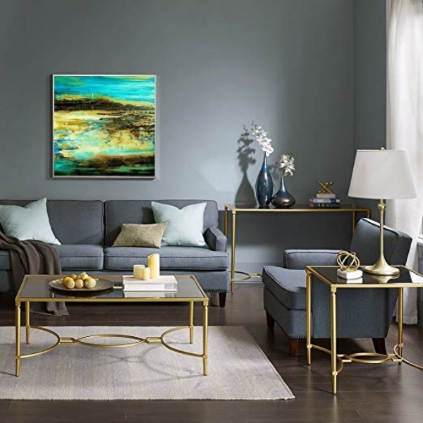 large wall art, abstract landscape, modern gallery