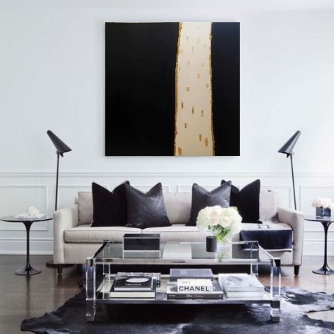 large modern art, acrylic painting, abstract art, modern gallery